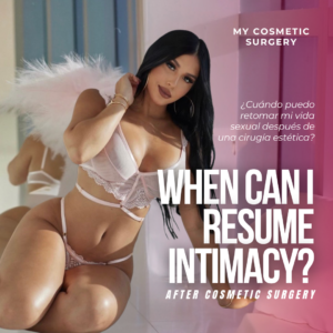 PostopPromotional image about postoperative recovery and intimacy after cosmetic surgery at My Cosmetic Surgery Miami highlighting patient confidence and recovery guidance. erative recovery