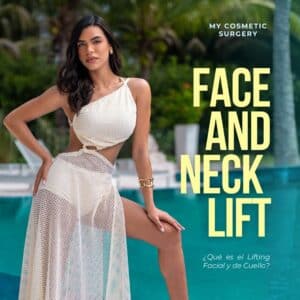 Face and neck lift image from My Cosmetic Surgery Miami featuring the topic of facial and neck rejuvenation.